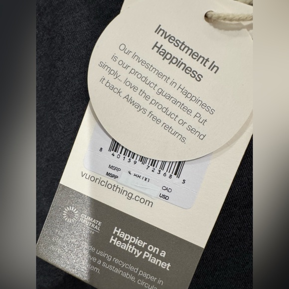 Vuori Black Heather Daydream Crew - Picture 5 of 5